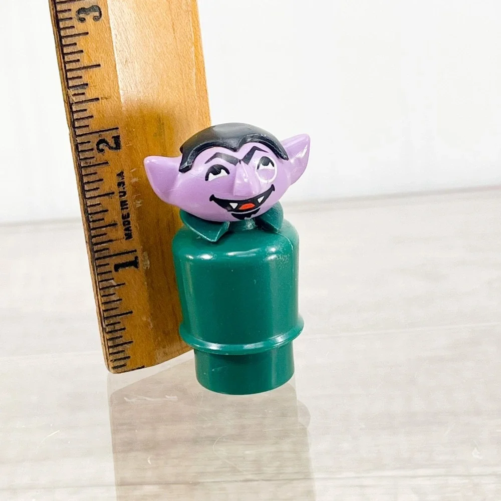 Vintage Count Dracula Little People Sesame Street Muppets 1973 Fisher‎ Price